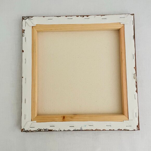 Geometric Patterned Canvas Wall Art Size 12in x 12in Textured Modern Design - Picture 8 of 8